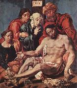 HEEMSKERCK, Maerten van Lamentation of Christ Spain oil painting artist